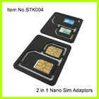 3FF - 2FF Cell Phone SIM Card Adapter , Normal Black Plastic ABS