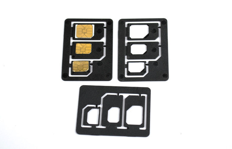 Multifunction 3 In 1 Micro SIM Adapter 250pcs In A Polybag