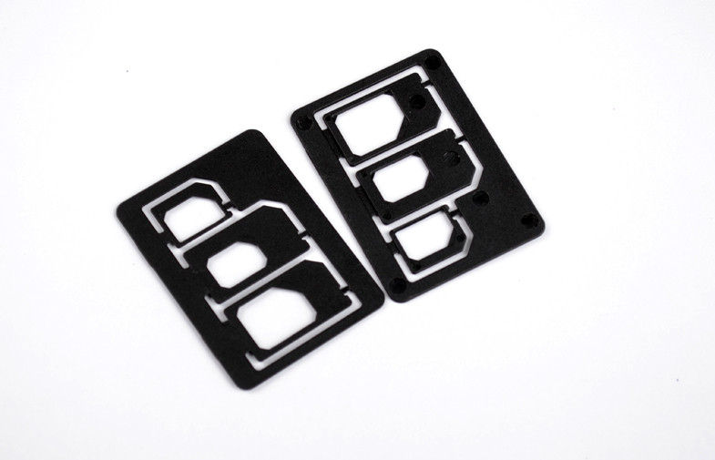 Plastic ABS Triple SIM Adapter For Regular Mobile 3FF Mini - UICC Card