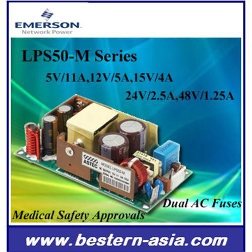 15V 4A Medical Power Supply: Emerson LPS54-M