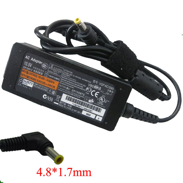 10.5V 20W 1.9A Sony Vaio Laptop Power Adapter Fit for VGN-P29Q / VGN-P23G Ac Laptop Charge