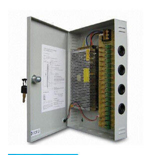 DC12V 15A 18 Channel CCTV Power Supply With Metal Box
