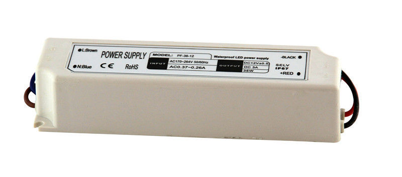 Single Output LCD Display Constant Voltage LED Driver 36W With Automatic Restoration