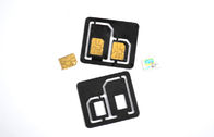 Nano Plastic 2 In 1 Combo Micro SIM Adaptor For IPhone 5 1.2 x 0.9cm