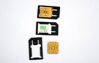 2013 New Design Standard Micro SIM Card Adaptor 3FF Mini Black Plastic