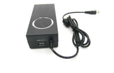 90W-Auto+Slim+Blue LCD Universal Laptop Power Adapter