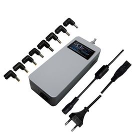 90W-Auto+Slim+Blue LCD Universal Laptop Power Adapter
