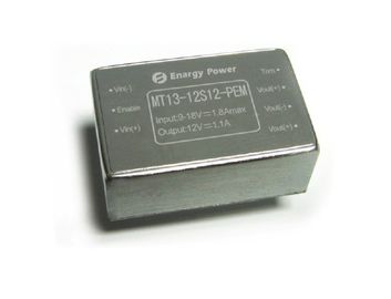 Wide input range 9 - 18V DC-DC Converter 12W Output 12V MT13-12S12-PEM