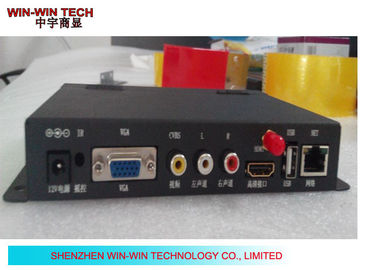 VGA Advertising Media Player Digital Signage HD Video Wall Mount