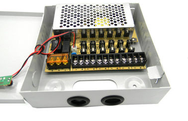 High Efficency CCTV Power Supplies AC100-240V 6 Channel , EN55022 Class B