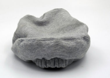 Customized Men / Women Cotton Military Cap Blank Flexfit Grey With Curved Brim