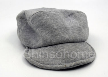 Customized Men / Women Cotton Military Cap Blank Flexfit Grey With Curved Brim