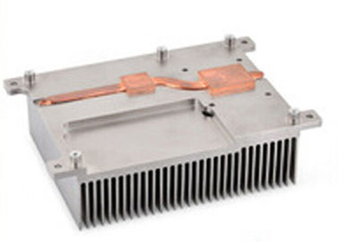 Medical Aluminum Copper Pin Fin Heat Sink With 1pc Heat Pipe