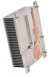 Medical Aluminum Copper Pin Fin Heat Sink With 1pc Heat Pipe