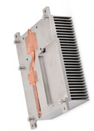 Medical Aluminum Copper Pin Fin Heat Sink With 1pc Heat Pipe