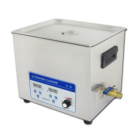 Power Adjustable Benchtop Ultrasonic Cleaner 10liter for Hardware Oil Removal