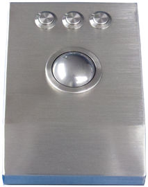Rugged metal Stainless steel desktop 38mm laser trackball with 1200 DPI resolution