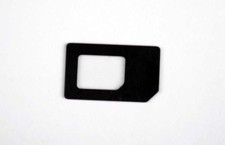 Black IPhone 5 Nano SIM Adapter With Nano 4FF - 3FF