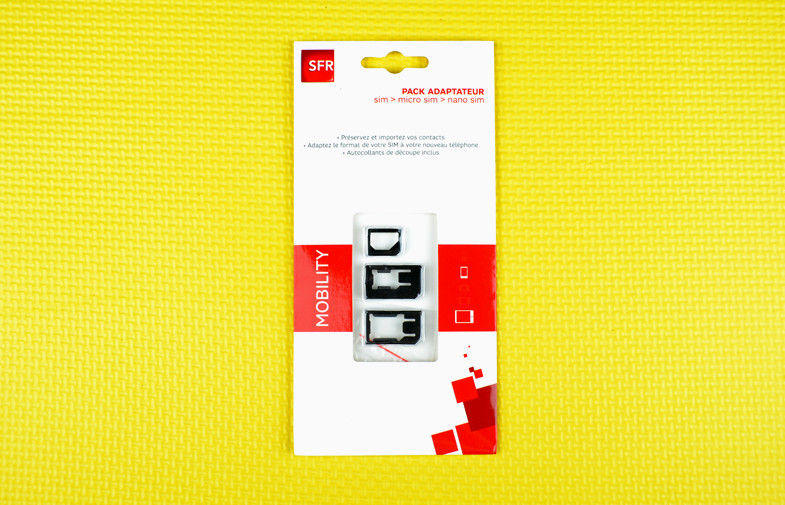 Nano Mini Micro SIM Card Adaptor , Black Plastic 3FF SIM Adaptor