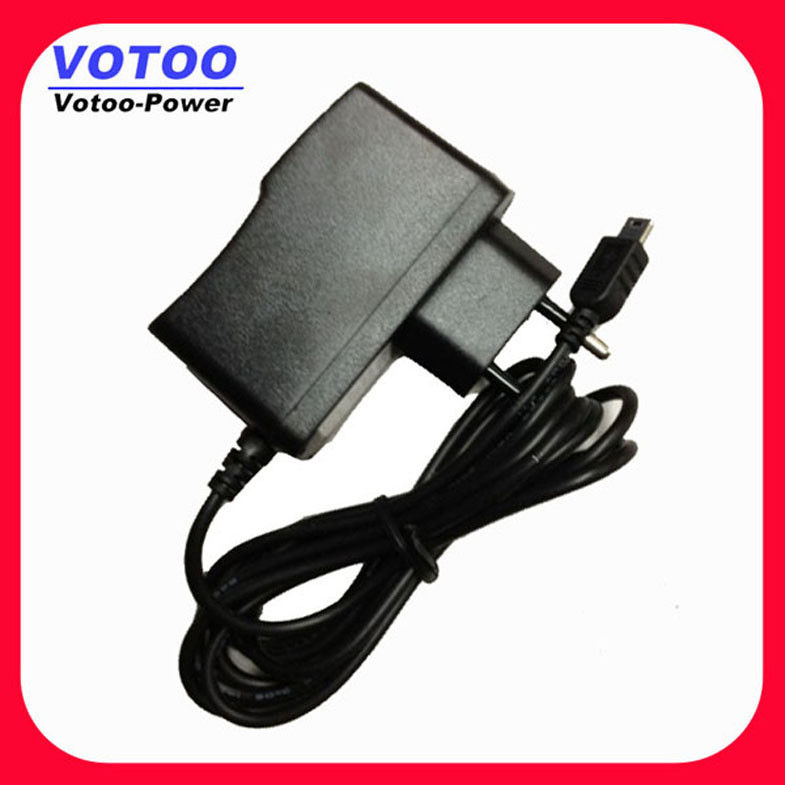 10W 5V 2A Wall Mount Power Adapter With Mini / Micro DC Plug , CCTV Power Supply