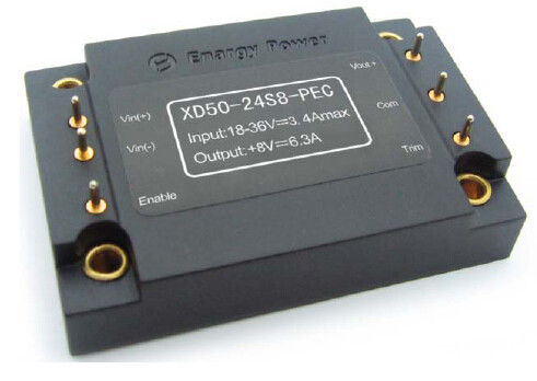 18‐36 V  input voltage dc dc converter 50 Watt Output 8V XD50-24S8-PEC