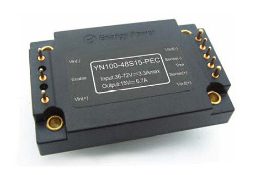 100W DC-DC Converter 15 Voltage With Solderability IEC60068-2-20 YN100-48S15-PEC