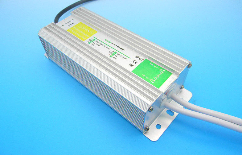 AC100-240V IP68 AC To DC Power Adapter / Constant Current LED Driver 12V 5A