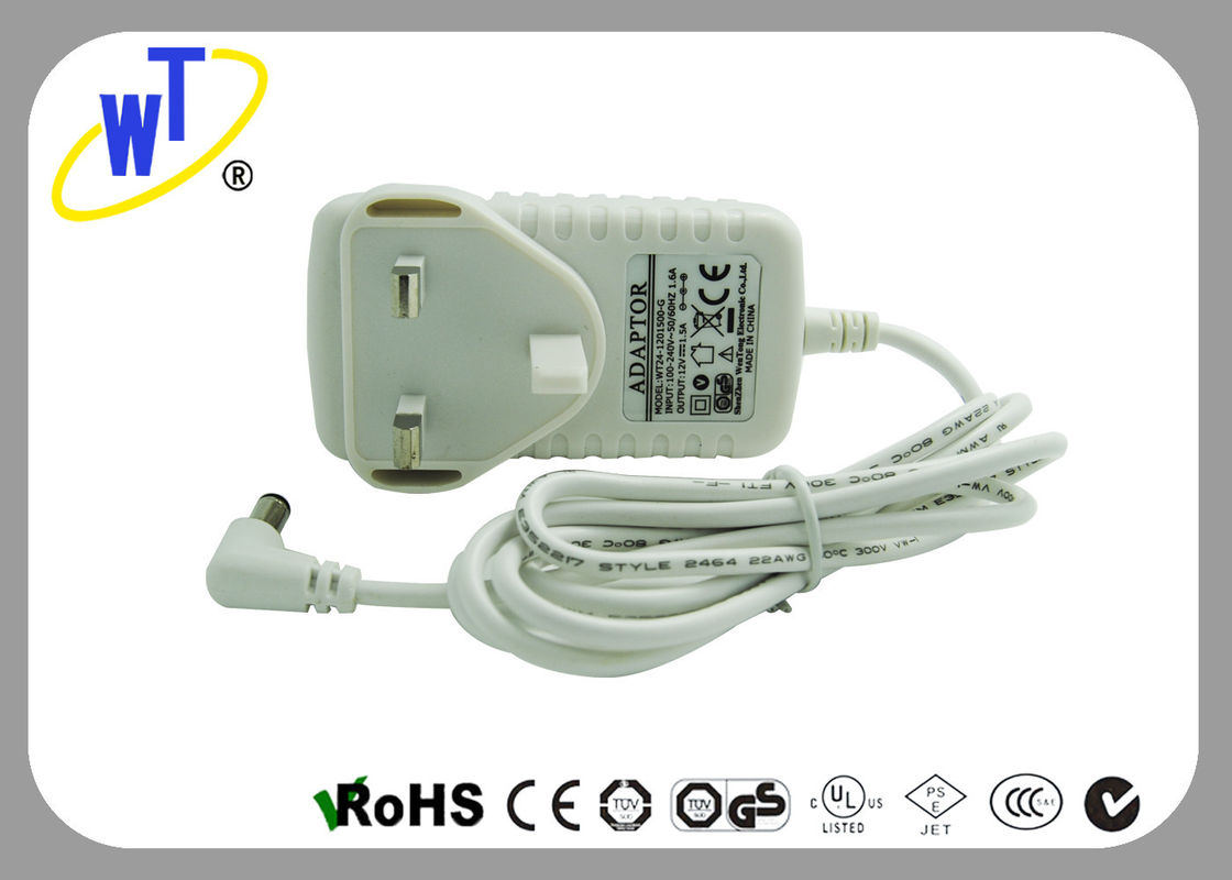 50Hz / 60Hz Wallmount Universal DC Power Adapter with 1.8M Cable
