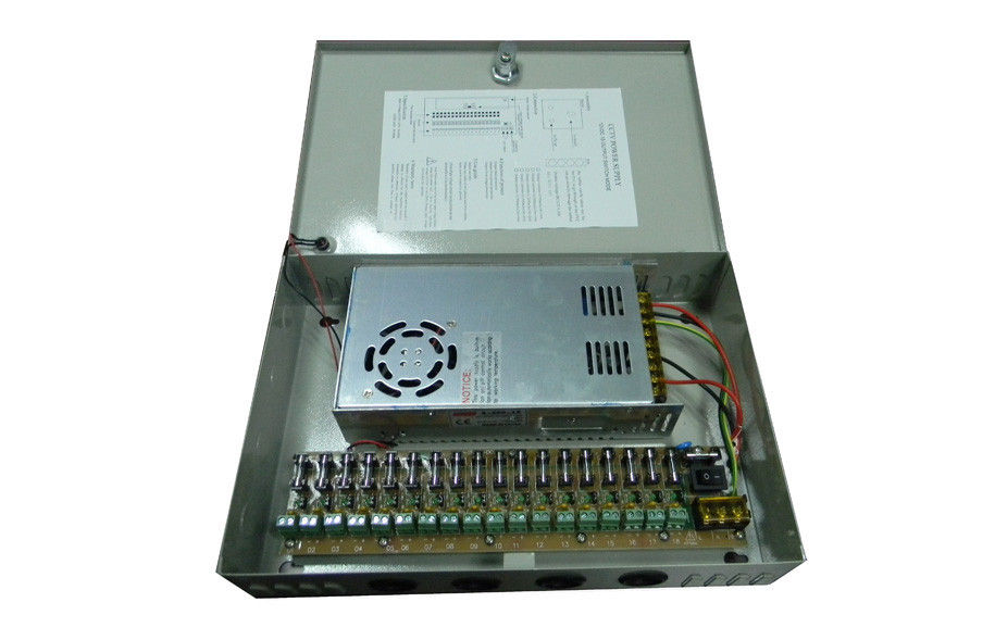 12V 20Amps CCTV Power Supplies Box AC100-240V 240W With EN55022 Class B