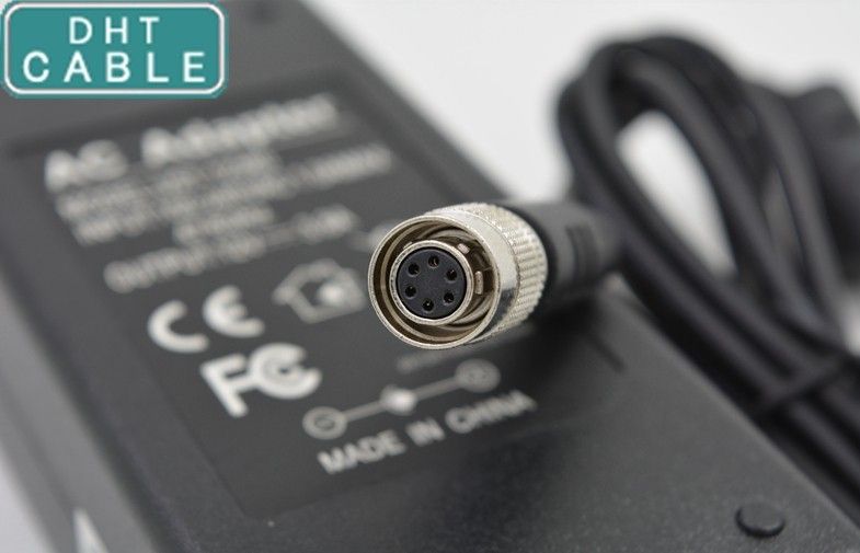 High Efficiency 12V DC Camera Power Supply Adapter with 6pin Female Hirose Connector