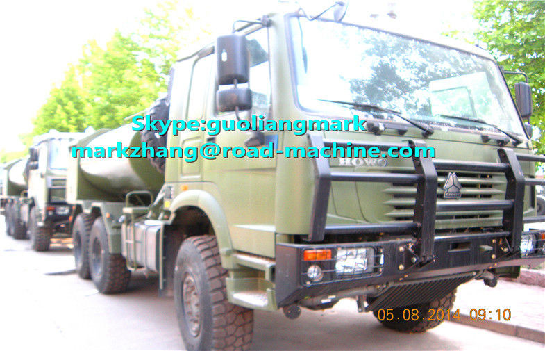 SINOTRUK HOWO Green  Military 6*4 Water Tanker Truck 25000L With EURO II/EUROIII ZZ5257M3247N Standard LHD OR RHD