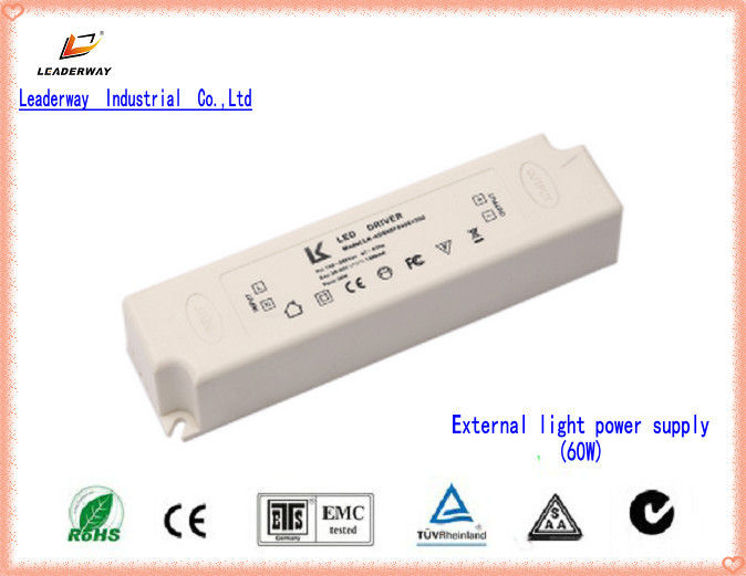 60W IP67 Waterproof LED Power Supply, with 6-parallel, 90-264V AC Input Volta