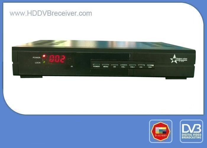 High Definition Digital Satellite Receiver Support  AC DC Power With Alligator Clip Cable