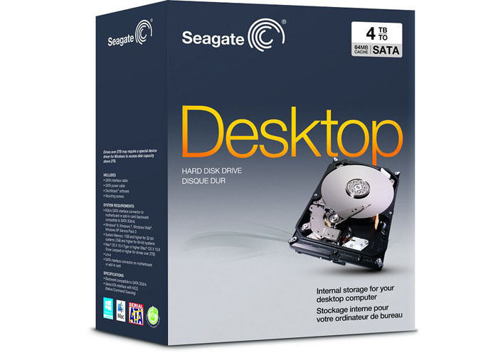 6Gb/s STBD4000400 4TB Seagate SATA Hard Drive Desktop HDD Kit PC / Mac Supported